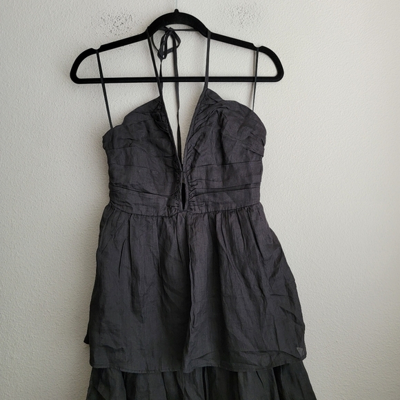 Boden Ruched Tiered Maxi Dress in Black size 6 NWT - Picture 6 of 11